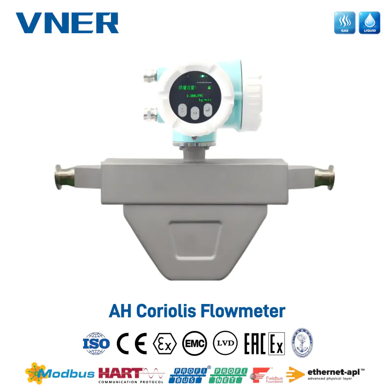 Hygienischer Coriolis-Massendurchflussmesser von AH