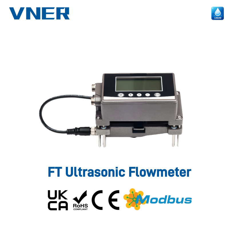 VNFT Clamp-On-Ultraschall-Durchflussmesser