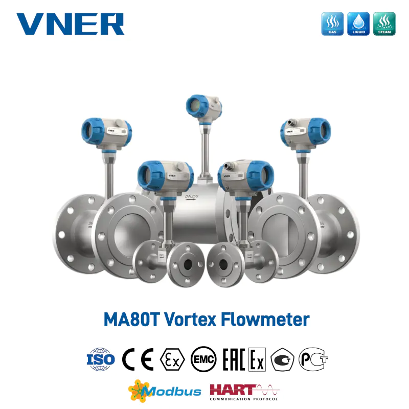 Vortex-Durchflussmesser der Serie MA80T