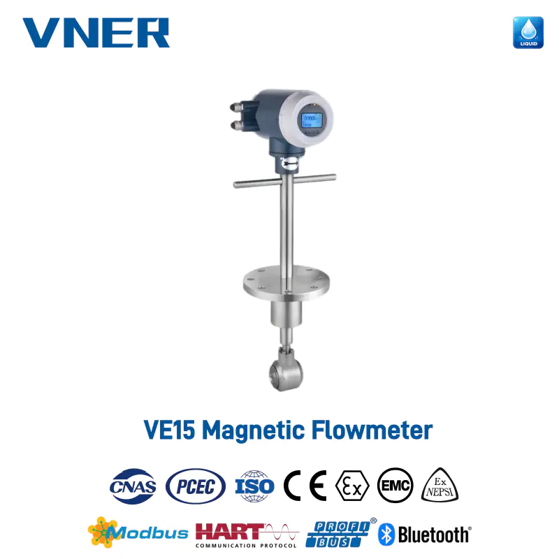 Elektromagnetischer Durchflussmesser VE15 mit Einschub